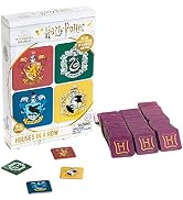 Hogwarts Houses in a Row Tile Game - Officially Licensed Harry Potter Merchandise