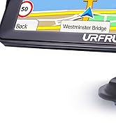 URFRU 7-Inch GPS Navigator for Car Truck RV, 2025 Offline Maps with Lifetime Free Updates, Touchs...