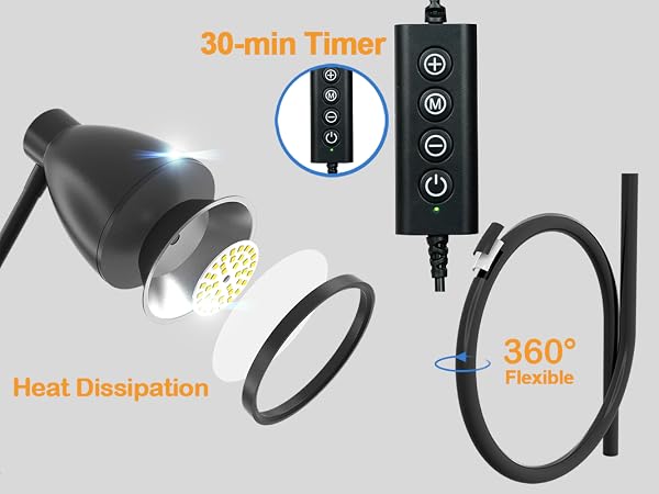 Reading Lights for Books in Bed Bedside Lamp Bed Wall Lamps for Bedroom Headboard Office Home