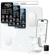 arboleaf Smart Scale with BMI, Body Fat, Muscle Mass, 50+ Body Metrics | 8-Electrode Full Body Co...