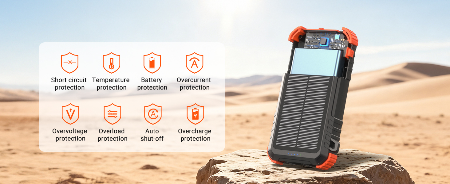 Short circuit protection Overcurrent protection Overvoltage protection Overload protection