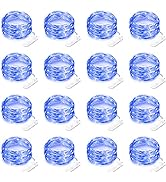 16 Pack Led Fairy Lights Battery Operated String Lights 10 Feet 30 LED Waterproof Twinkle Lights ...