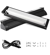 GREENPAW T5 UVB Light for Reptiles, 10.0 8W HO UVA UVB Reptile Light Fixture, 12 Inch Lamp Tube f...