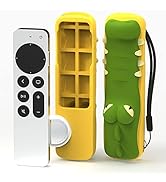 Silicone Apple TV Remote Case Compatible with Apple TV 4K 2021/2022 Remote,Shockproof Protective ...