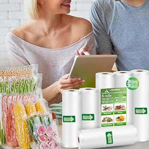 Multi-layer Vacuum Sealer Bags Rolls Commercial Grade Bag Rolls