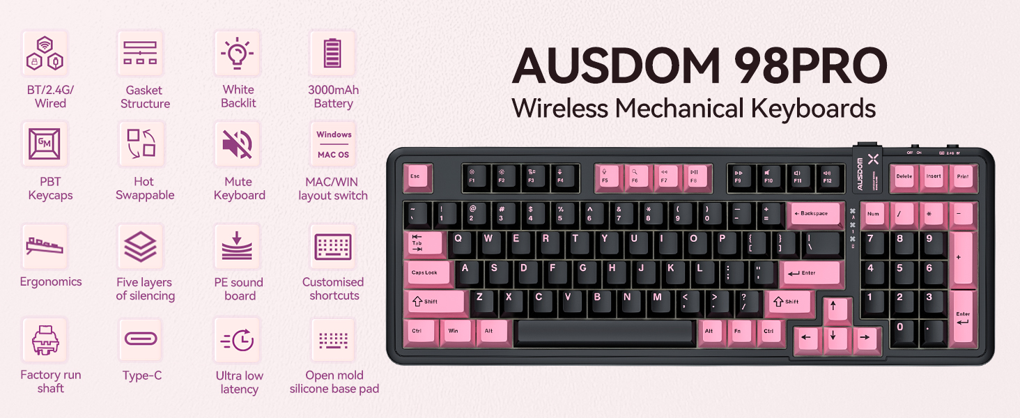 pink keyboard