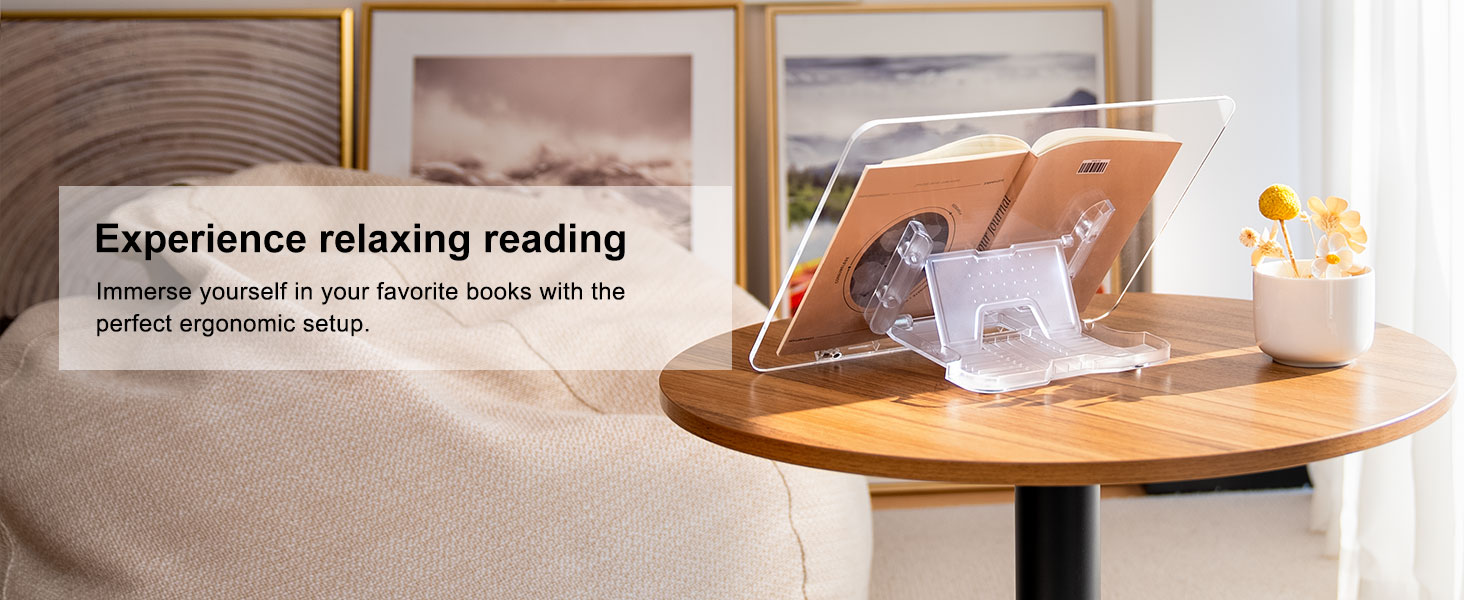 textbook stand holder