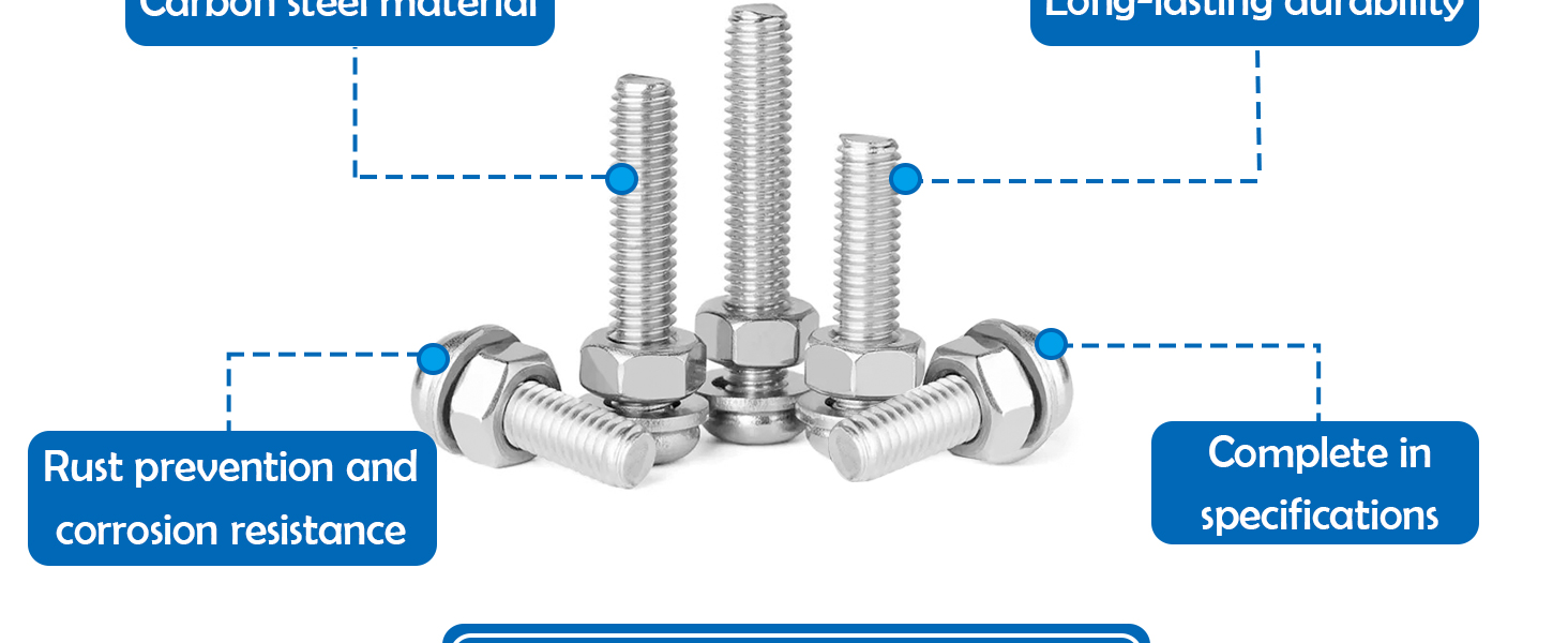 Screws Bolts and Nuts Assortment Kit