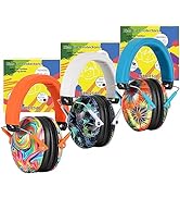 PROHEAR 032 Kids Ear Protection 3 Pack - Noise Cancelling Headphones Ear Muffs for Autism, Toddle...