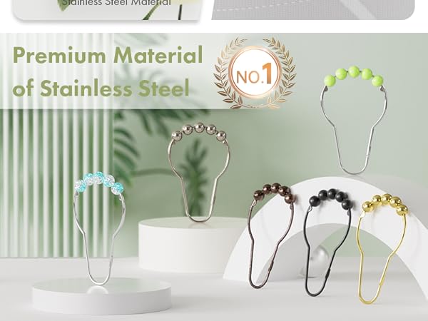 shower curtain hooks
