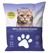 Kitty Poo Club Fine-Grain Silica Crystal Cat Litter, 6 lbs, Ultra Absorbent, Low Dust, Long-Lasti...
