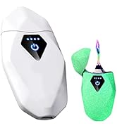 SKRFIRE Plasma Lighter Flameless Electric Lighter Electric Arc Lighter Rechargeable USB Lighter W...