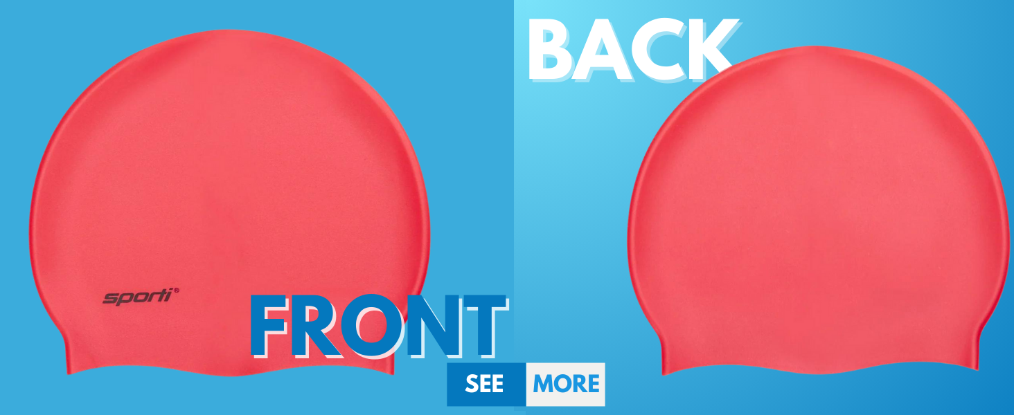 silicone swim cap, adult swim cap