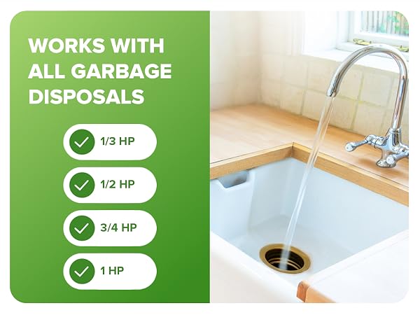 garbage disposal cleaner and deodorizer HP