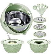4-1 Strainer Bowl with Lid Set - Strainers and Colanders - Colanders for kitchen - Food Strainer ...