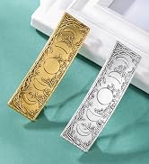 KKJOY Vintage Moon Phase Hair Clips Barrettes Hand Crafted Spring Clip Metal Hair Pin Headpieces ...