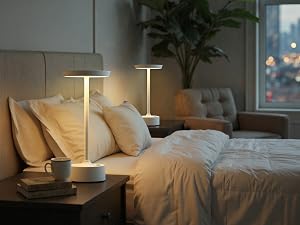 Touch Control Bedside Table Lamps Set of 2 for bedrooms, Living Room, Nightstands