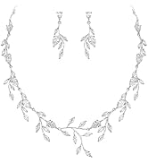 EVER FAITH Wedding Jewelry for Bride Women Bridesmaid, Sparkly Cubic Zirconia Pear-Shaped Birthst...