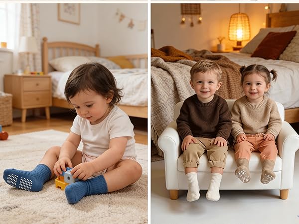 Bearbay anti slip socks