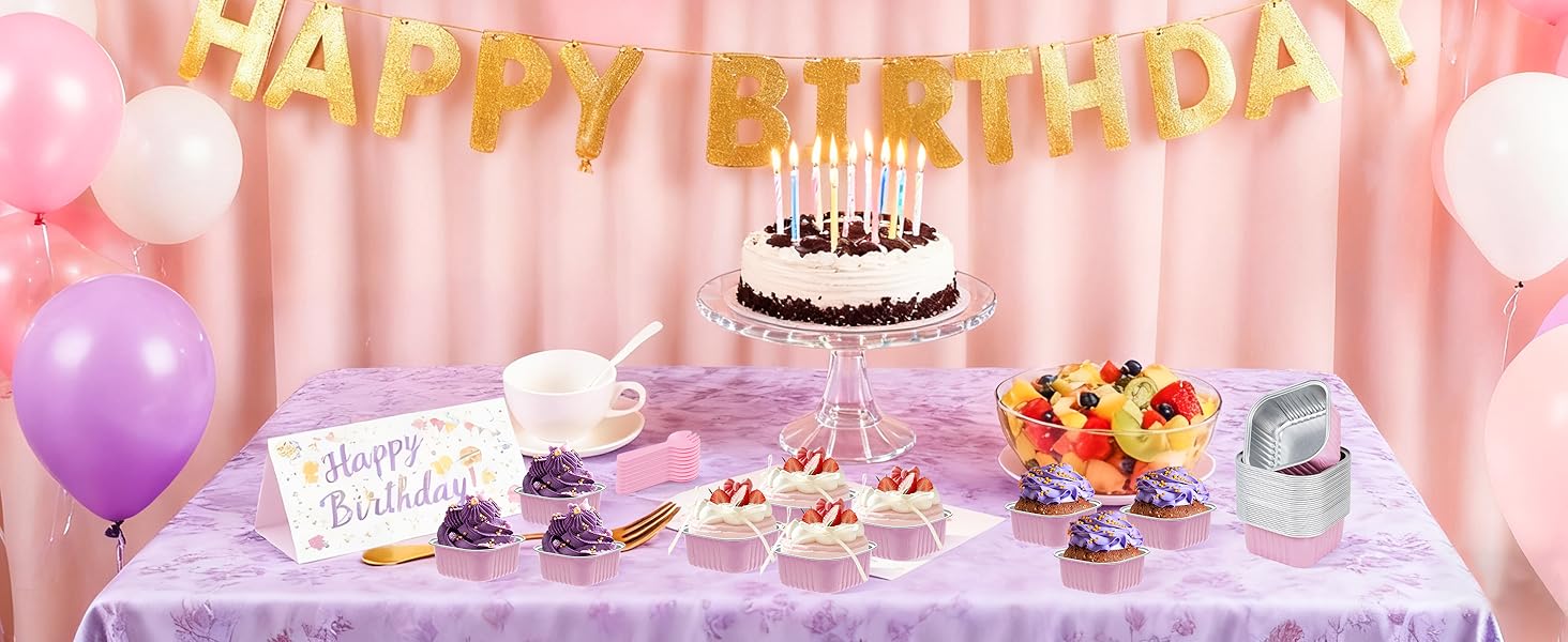 Mini Cake Pans with Lids Spoons