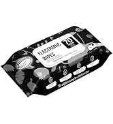 Air Jungles Electronic Wipes Screen Cleaning 70 Count, Quick Dry, Extra Large 8"x10" Tech Cleaner...