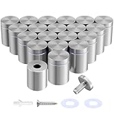 20-Pack Standoff Screws (3/4 in. Dia x 3/4 in. L), Stainless Steel Standoff Mounting Hardware for...