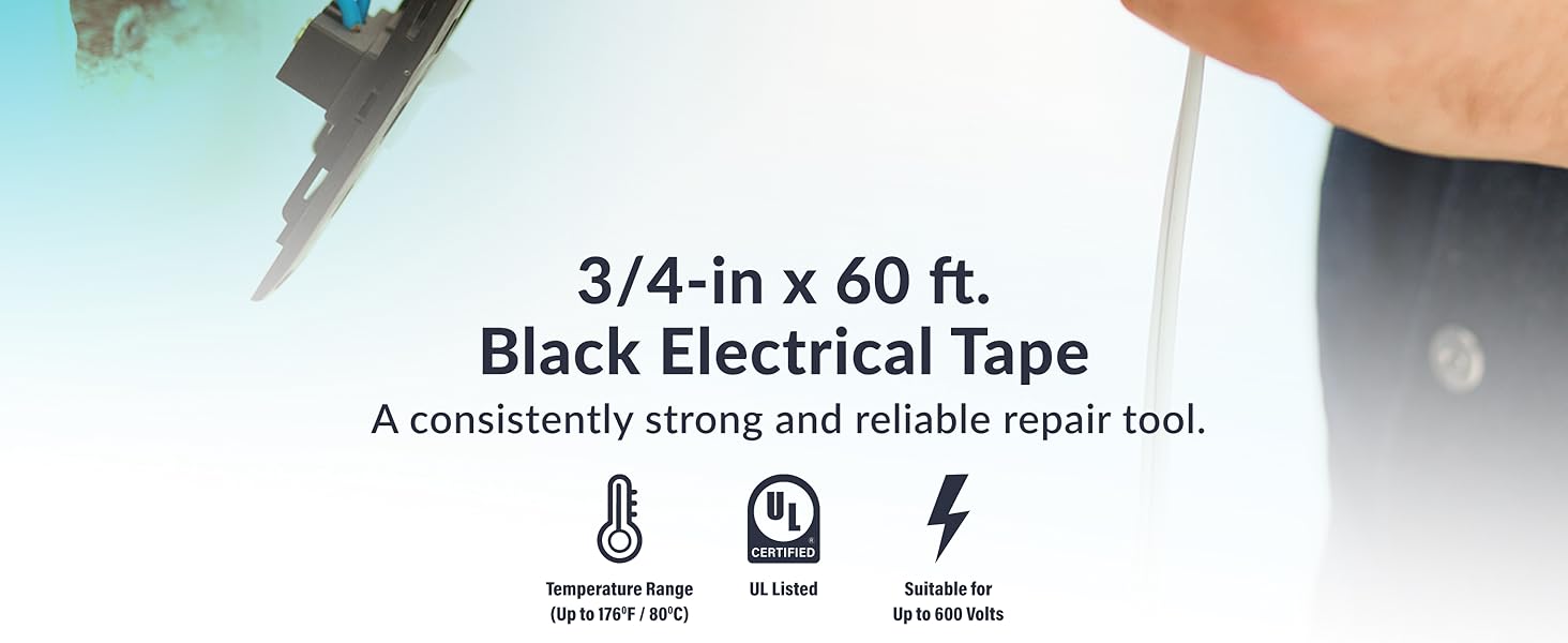 black electrical tape vinyl insulation tape for electrical wire