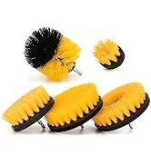 5 Pieces Drill Brush Attachments, Scrubber Brush for Drill, Power Cleaning Kit for Carpet, Car De...