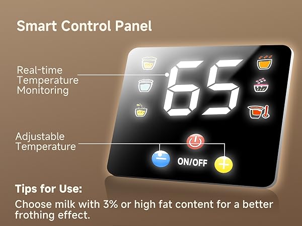 smart milk frother