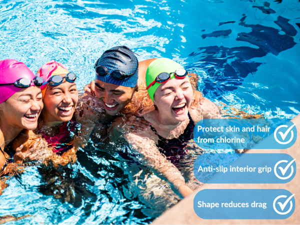 swim cap silicone for women and men