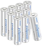 Fuspower AA Batteries 10-Pack,Double A Batteries 10-Year Shelf Life,1.5V LR6 AA Alkaline Battery ...