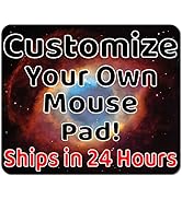 Personalized Mouse Pad - Add Pictures, Text, Logo or Art Design and Make Your Own Customized Mous...