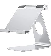 OMOTON Tablet Stand Holder Adjustable, T1 Desktop Aluminum Tablet Dock Cradle Compatible with iPa...