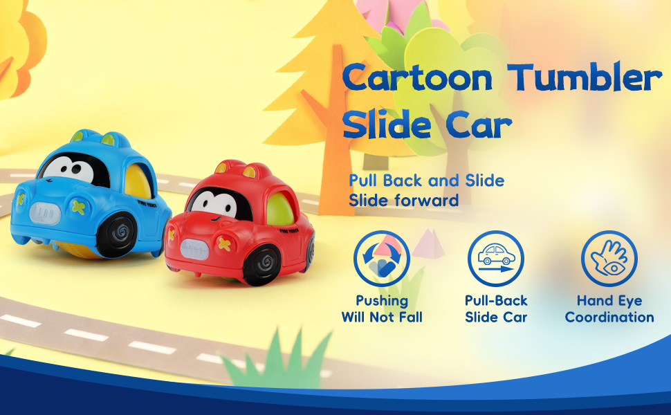 Push and Pull Cars for Toddlers