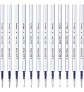 Blue Gel Pens Refills, 12 Pack Retractable Gel Ink Pen Refills Bulk, Fine Point 0.5mm Tip Smooth ...