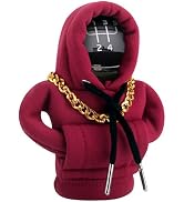 HIAHXC Funny Gear Shift Hoodie Cover, Car Shifter Knob Sweatshirt, Universal Stick Shift Cover fo...