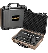 TSA Approved Pistol Case for Handguns - Hard Shell Gun Cases with Customizable Foam, Waterproof &...