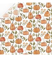 JarThenaAMCS 60 Sheet Fall Tissue Paper Pumpkin Leaves Floral Gift Wrapping Paper Autumn Harvest ...