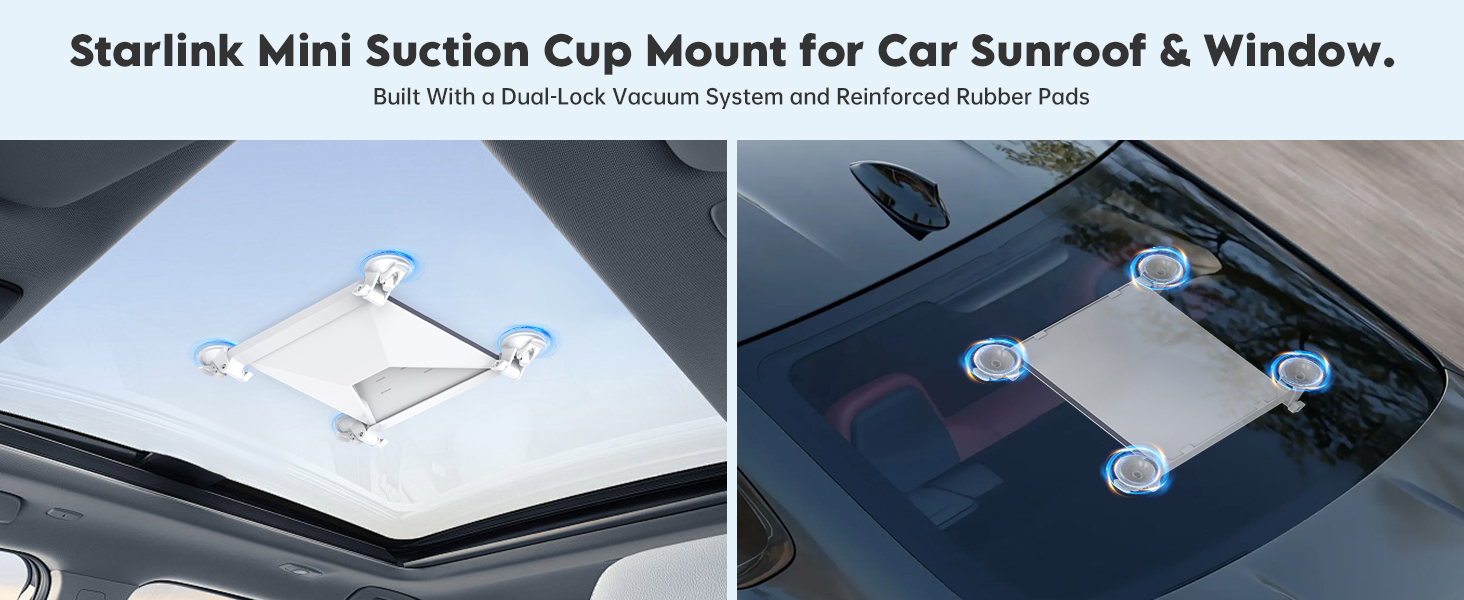 Suction Cup Mount for Starlink Mini & Mini X