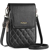 RNIEGA Small Crossbody Bags for Women Trendy, Leather Cell Phone Purses wallet Triple Compartment...