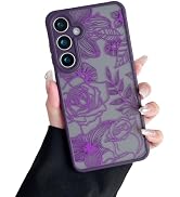 XIZYO for Samsung Galaxy S24 Plus Case, Floral Rose Cute Phone Case for Women Girls Aesthetic Pat...