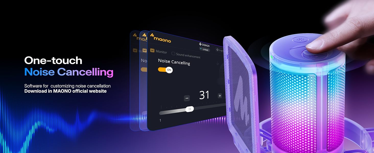 usb gaming microphone purple