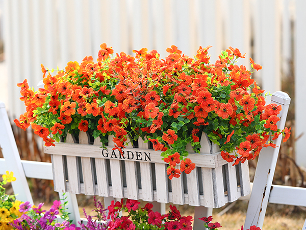 artificial flowers for outdoors