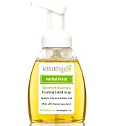 kosmatology Herbal Fresh (Spearmint-Rosemary) Organic Foaming Hand Soap | Moisturizing Hand Wash ...