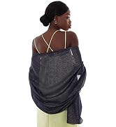 RUI VTRON Womens Scarf Pashmina Shawls and Wraps for Evening Party Dresses Sheer Shawl for Weddings