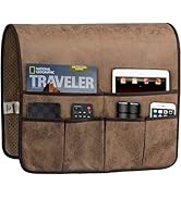 HAOMAIJIA Anti-Slip Sofa Armrest Organizer Arm Chair Bedside Caddy Storage Organizer For Recliner...