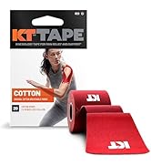 KT Tape, Original Cotton, Elastic Kinesiology Athletic Tape, 20 Count, 10” Precut Strips
