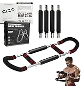 NOEAIKE Twister Arm Trainer,30-120lb Adjustable Arm Chest Exerciser with 4 Resistance Springs for...