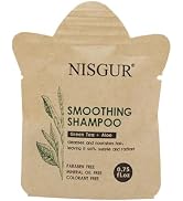 NISGUR Hotel Size Shampoo Bulk 0.75 oz Pack of 100 No Plastic Travel Shampoo Kraft Paper Pouch Tr...