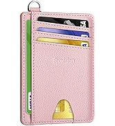 Slim Minimalist Front Pocket Wallet, Ecovision RFID Blocking Credit Card Holder Wallet with Detac...